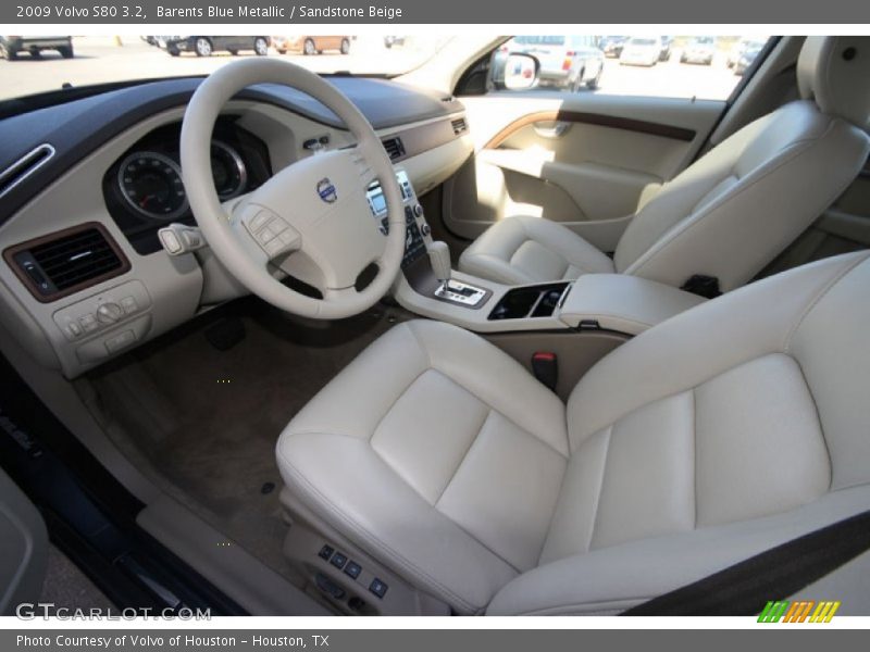 Barents Blue Metallic / Sandstone Beige 2009 Volvo S80 3.2
