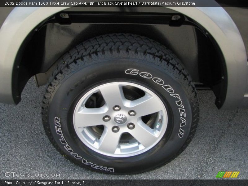 Brilliant Black Crystal Pearl / Dark Slate/Medium Graystone 2009 Dodge Ram 1500 TRX4 Crew Cab 4x4