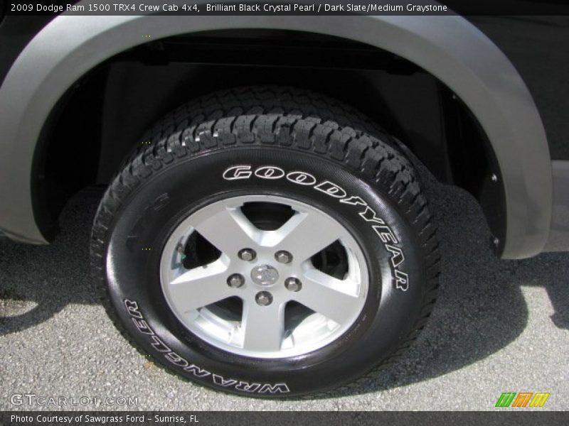 Brilliant Black Crystal Pearl / Dark Slate/Medium Graystone 2009 Dodge Ram 1500 TRX4 Crew Cab 4x4