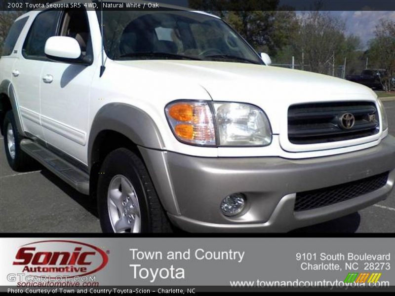 Natural White / Oak 2002 Toyota Sequoia SR5 4WD