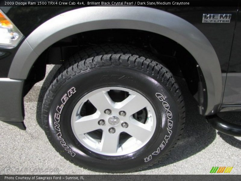Brilliant Black Crystal Pearl / Dark Slate/Medium Graystone 2009 Dodge Ram 1500 TRX4 Crew Cab 4x4