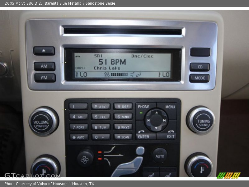 Barents Blue Metallic / Sandstone Beige 2009 Volvo S80 3.2