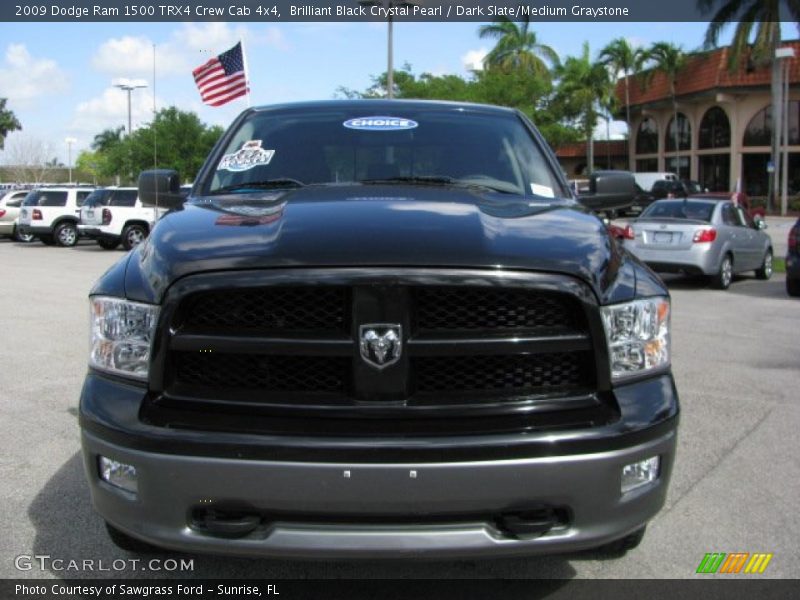 Brilliant Black Crystal Pearl / Dark Slate/Medium Graystone 2009 Dodge Ram 1500 TRX4 Crew Cab 4x4