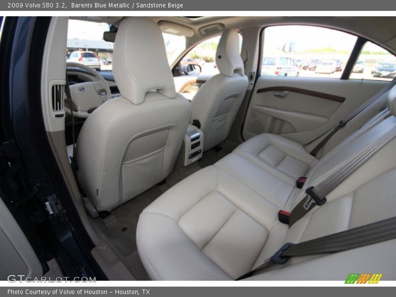 Barents Blue Metallic / Sandstone Beige 2009 Volvo S80 3.2