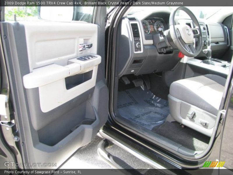 Brilliant Black Crystal Pearl / Dark Slate/Medium Graystone 2009 Dodge Ram 1500 TRX4 Crew Cab 4x4