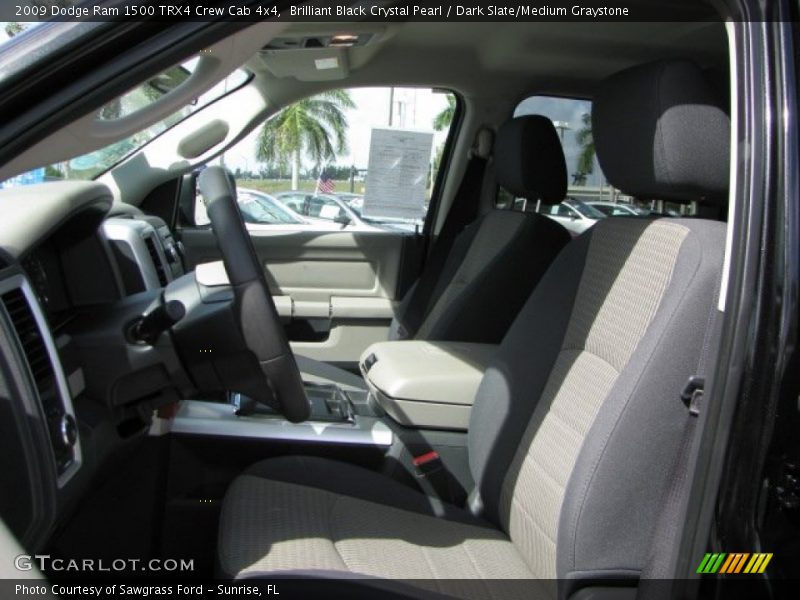 Brilliant Black Crystal Pearl / Dark Slate/Medium Graystone 2009 Dodge Ram 1500 TRX4 Crew Cab 4x4