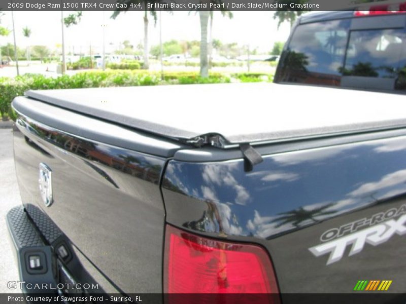 Brilliant Black Crystal Pearl / Dark Slate/Medium Graystone 2009 Dodge Ram 1500 TRX4 Crew Cab 4x4