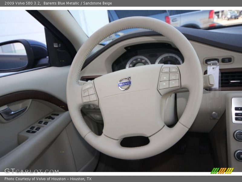Barents Blue Metallic / Sandstone Beige 2009 Volvo S80 3.2