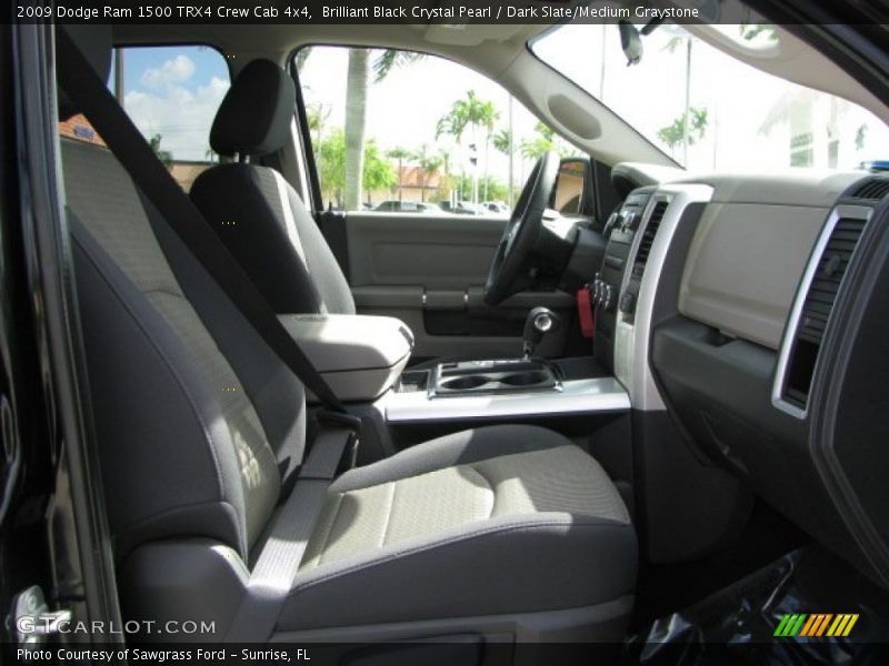 Brilliant Black Crystal Pearl / Dark Slate/Medium Graystone 2009 Dodge Ram 1500 TRX4 Crew Cab 4x4
