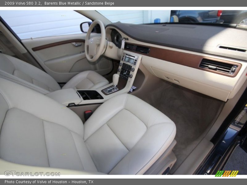 Barents Blue Metallic / Sandstone Beige 2009 Volvo S80 3.2