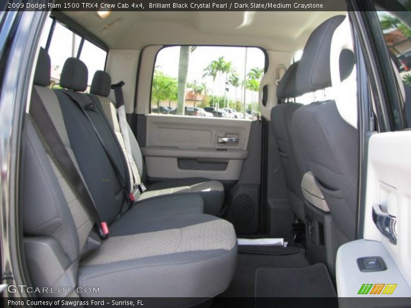 Brilliant Black Crystal Pearl / Dark Slate/Medium Graystone 2009 Dodge Ram 1500 TRX4 Crew Cab 4x4