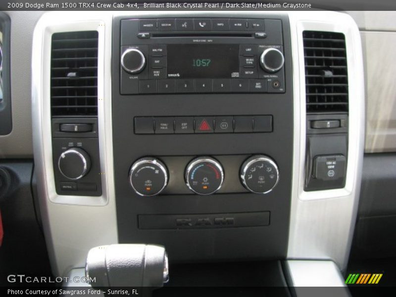 Brilliant Black Crystal Pearl / Dark Slate/Medium Graystone 2009 Dodge Ram 1500 TRX4 Crew Cab 4x4
