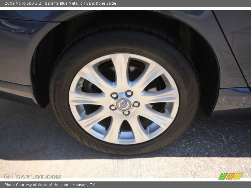 Barents Blue Metallic / Sandstone Beige 2009 Volvo S80 3.2