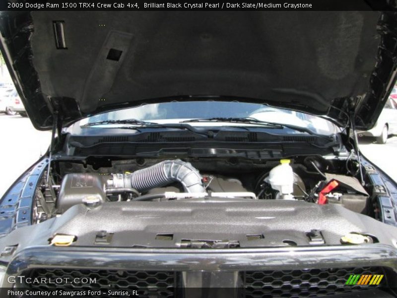 Brilliant Black Crystal Pearl / Dark Slate/Medium Graystone 2009 Dodge Ram 1500 TRX4 Crew Cab 4x4