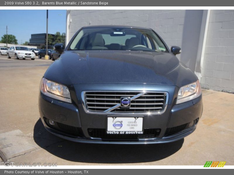Barents Blue Metallic / Sandstone Beige 2009 Volvo S80 3.2