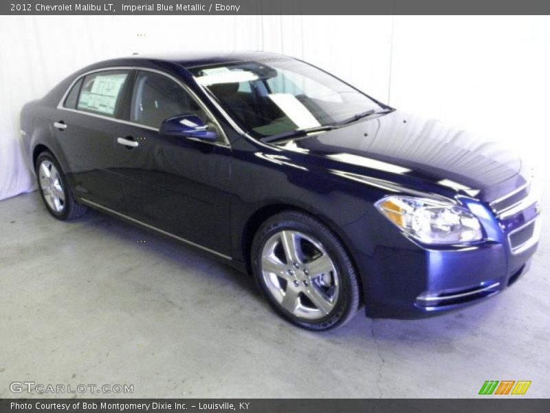 Imperial Blue Metallic / Ebony 2012 Chevrolet Malibu LT