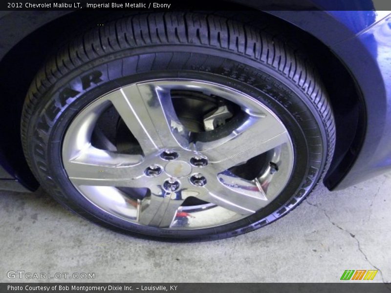 Imperial Blue Metallic / Ebony 2012 Chevrolet Malibu LT