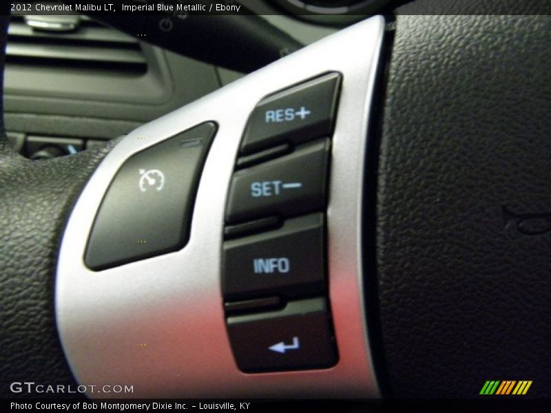 Imperial Blue Metallic / Ebony 2012 Chevrolet Malibu LT