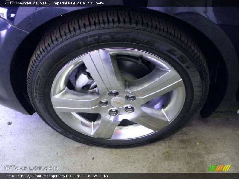 Imperial Blue Metallic / Ebony 2012 Chevrolet Malibu LT
