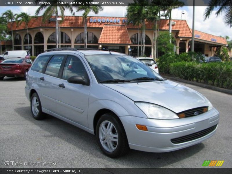 CD Silver Metallic / Medium Graphite Grey 2001 Ford Focus SE Wagon
