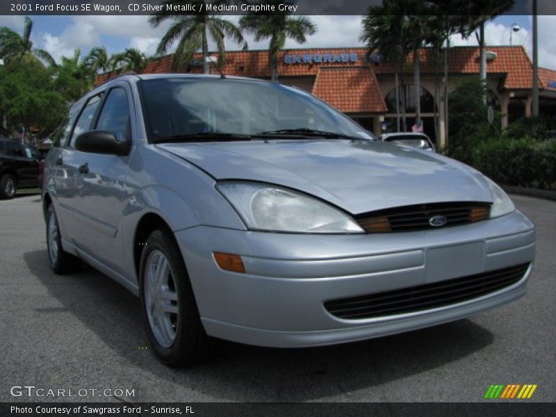 CD Silver Metallic / Medium Graphite Grey 2001 Ford Focus SE Wagon