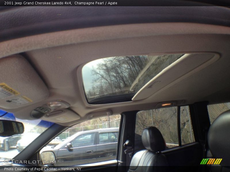 Champagne Pearl / Agate 2001 Jeep Grand Cherokee Laredo 4x4