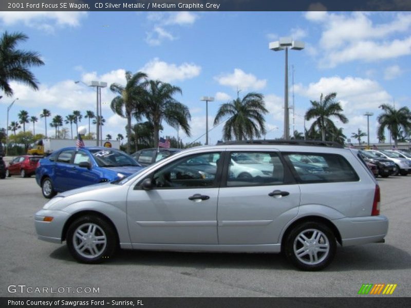 CD Silver Metallic / Medium Graphite Grey 2001 Ford Focus SE Wagon