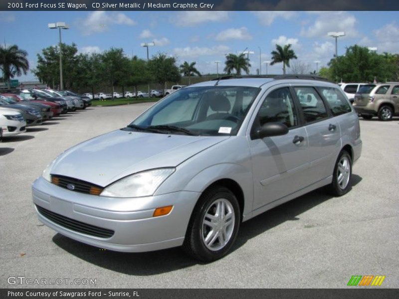 CD Silver Metallic / Medium Graphite Grey 2001 Ford Focus SE Wagon