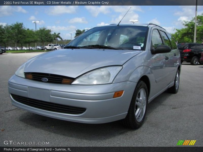 CD Silver Metallic / Medium Graphite Grey 2001 Ford Focus SE Wagon