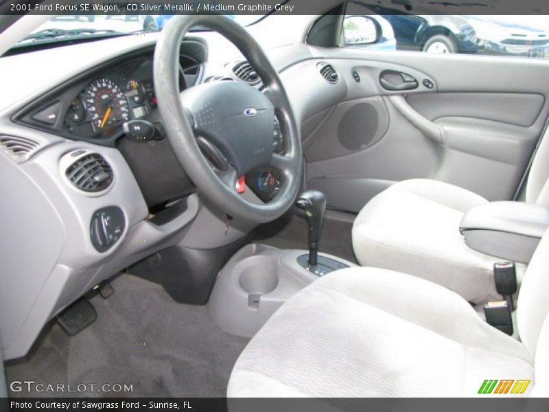 CD Silver Metallic / Medium Graphite Grey 2001 Ford Focus SE Wagon