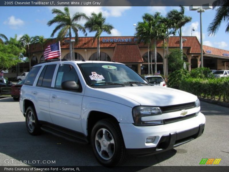 Summit White / Light Gray 2005 Chevrolet TrailBlazer LT