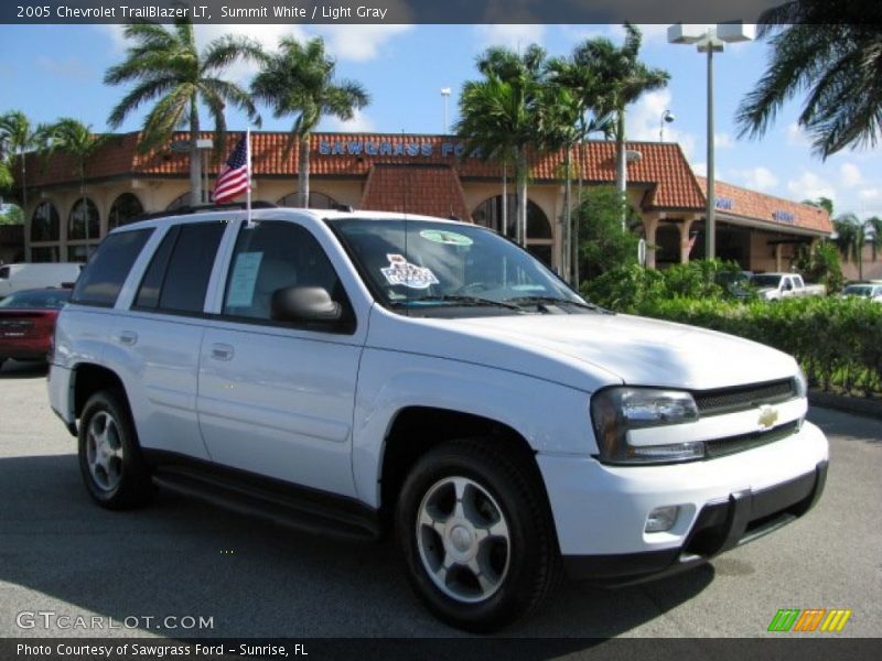 Summit White / Light Gray 2005 Chevrolet TrailBlazer LT