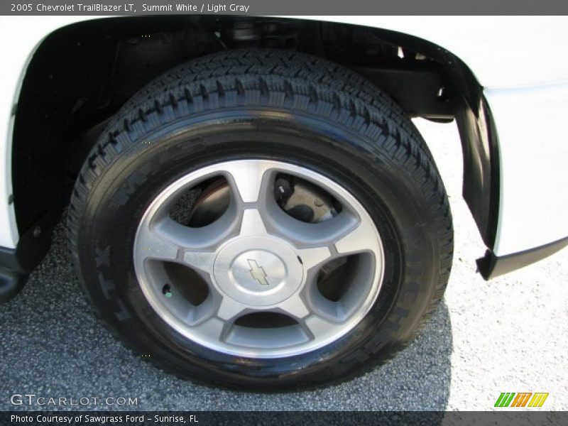 Summit White / Light Gray 2005 Chevrolet TrailBlazer LT