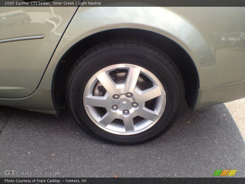 Silver Green / Light Neutral 2005 Cadillac CTS Sedan