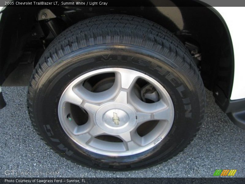 Summit White / Light Gray 2005 Chevrolet TrailBlazer LT
