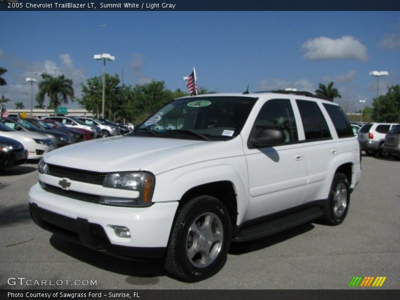 Summit White / Light Gray 2005 Chevrolet TrailBlazer LT
