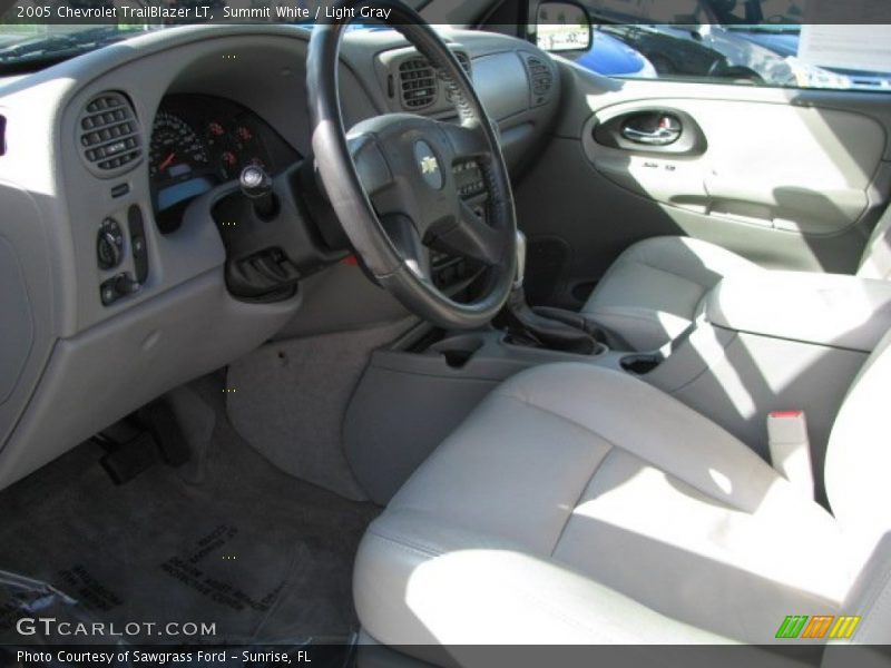 Summit White / Light Gray 2005 Chevrolet TrailBlazer LT