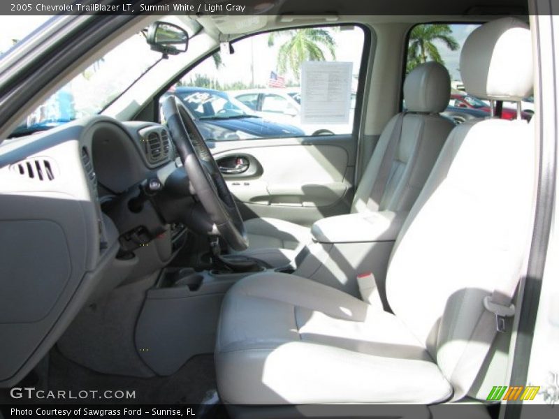 Summit White / Light Gray 2005 Chevrolet TrailBlazer LT