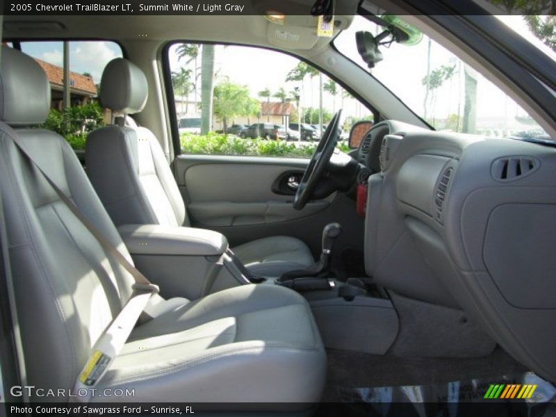 Summit White / Light Gray 2005 Chevrolet TrailBlazer LT