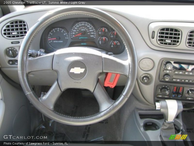 Summit White / Light Gray 2005 Chevrolet TrailBlazer LT