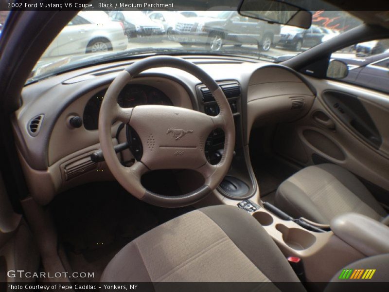 Medium Parchment Interior - 2002 Mustang V6 Coupe 