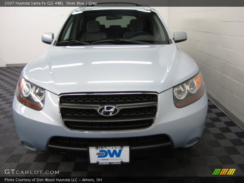 Silver Blue / Gray 2007 Hyundai Santa Fe GLS 4WD
