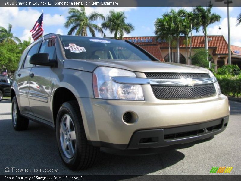 Sandstone Metallic / Light Cashmere 2008 Chevrolet Equinox LS