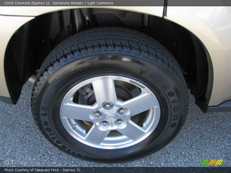 Sandstone Metallic / Light Cashmere 2008 Chevrolet Equinox LS