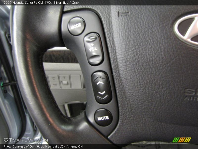 Silver Blue / Gray 2007 Hyundai Santa Fe GLS 4WD