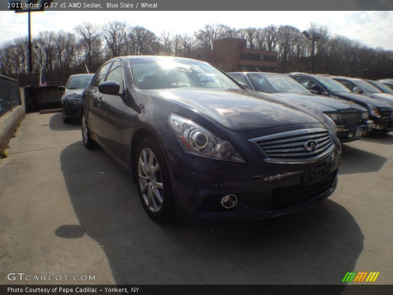 Blue Slate / Wheat 2011 Infiniti G 37 xS AWD Sedan