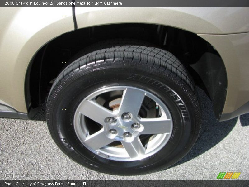 Sandstone Metallic / Light Cashmere 2008 Chevrolet Equinox LS