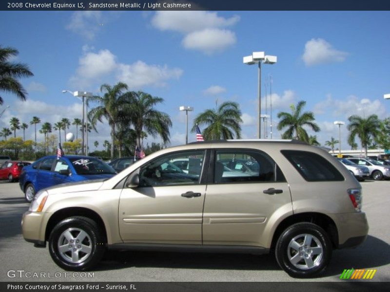 Sandstone Metallic / Light Cashmere 2008 Chevrolet Equinox LS