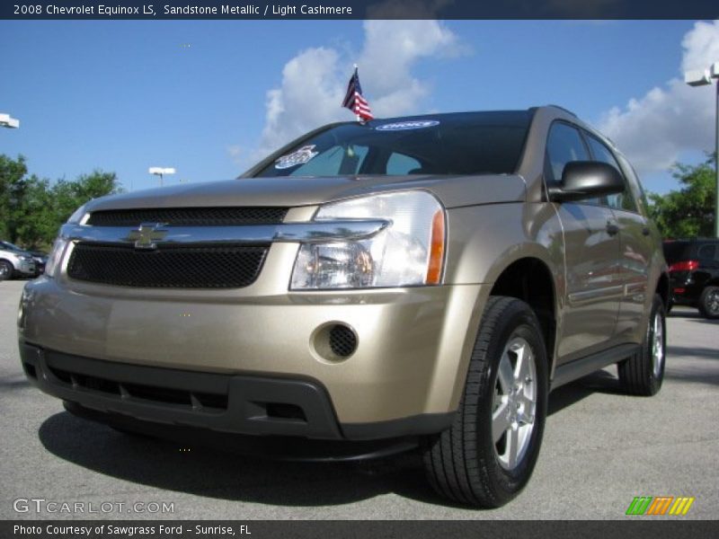 Sandstone Metallic / Light Cashmere 2008 Chevrolet Equinox LS