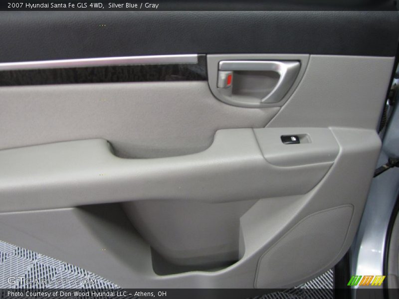 Silver Blue / Gray 2007 Hyundai Santa Fe GLS 4WD
